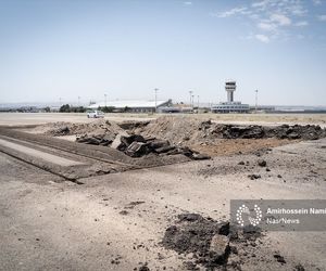 روند بازسازی فرودگاه تبریز + تصاویر