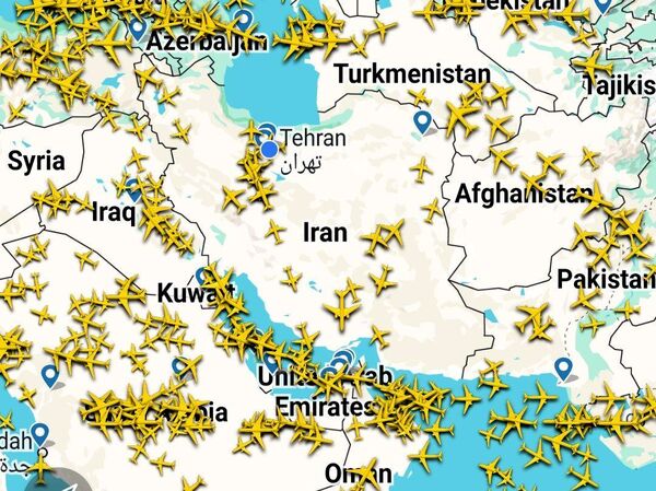 خودداری شرکت‌های هواپیمایی خارجی از عبور از حریم هوایی غرب ایران

