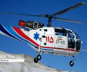 اورژانس هوایی تبریز برای سانحه رانندگی در مرز نوردوز به پرواز درآمد