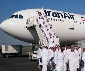 نخستین پرواز عمره به مدینه با ۲۵۰ زائر ایرانی 