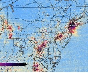 نخستین تصاویر ماهواره ردیاب آلودگی ناسا منتشر شد