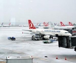 لغو برخی پروازهای فرودگاه های استانبول به دلیل بارش برف