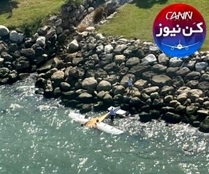 سقوط هواپیمای فوق سبک در نوشهر