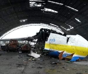 عکس هایی از بقایای آنتونوف ۲۲۵ بزرگترین هواپیمای جهان 