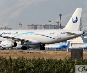 تغییر مسیر ایرباس 320 آسمان