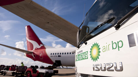 همکاری «بی‌ پی» و «کانتاس» برای تامین سوخت پاک هوایی