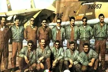 یدالله خلیلی، خلبان مشهور F-۱۴ در دوره آموزشی در آمریکا؛ دهه ۵۰