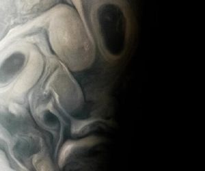 عکس فضاپیمای ناسا از یک چهره وهم‌انگیز در سیاره مشتری