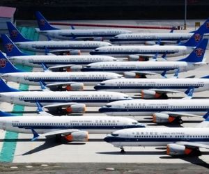 فرود هواپیمای بوئینگ ۷۳۷ مکس در چین بعد از 5سال وقفه