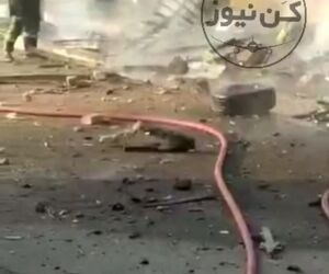 سقوط یک جنگنده در تبریز 