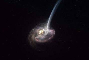 عکس حیرت انگیز تلسکوپ هابل از کهکشان در حال مرگ