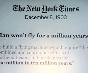 از زمانی که نیویورک تایمز گفت «انسان هرگز نخواهد پرید»، تنها ۹ روز تا اولین پرواز گذشت!