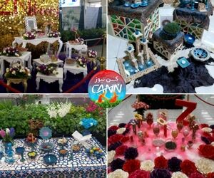 تصاویری از سفره‌های هفت‌سین ترمینال‌های فرودگاه مهرآباد تهران