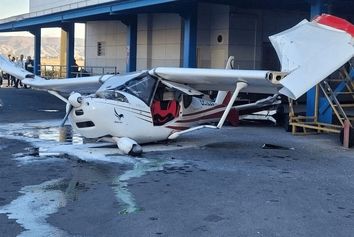 هواپیمای سانحه‌دیده در فرودگاه تبریز قابل استفاده نیست