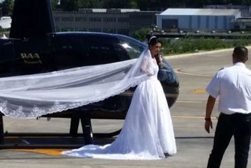 سقوط مرگبار هلیکوپتر در راه عروسی برزیلی +فیلم
