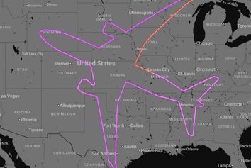 هنرنمایی در آسمان: بوئینگ ۷۸۷ بزرگ‌ترین پرتره پروازی جهان را ترسیم کرد