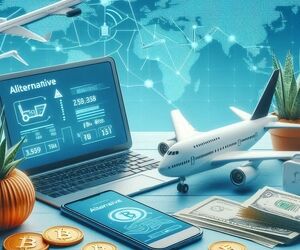 رزرو بلیط هواپیما با بیش از ۱۰۰ نوع ارز دیجیتال