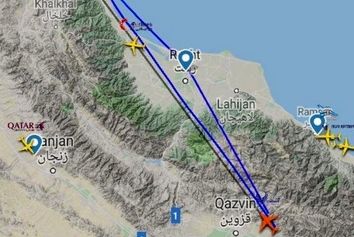 تغییر مسیر هواپیمای 737 آسمان