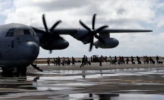 سقوط هواپیمای نظامی آمریکا