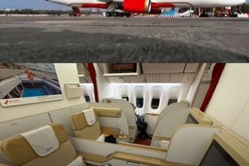 ضعف خدمات در پرواز فرست کلاس ایر ایندیا