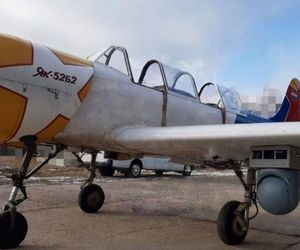 روسیه هواپیمای Yak-52 را به شات‌گان مجهز کرد!


