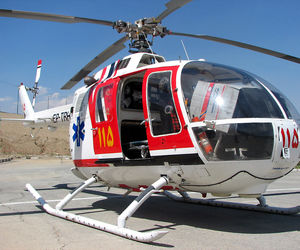 پرواز بالگرد اورژانس برای انتقال دو مادر باردار