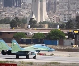 غرش میگ ۲۹ در فرودگاه مهرآباد با ۴ موشک جنگی 