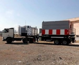 انتقال نخستین برج مراقبت پرواز سیار تولید داخل به مرکز کنترل فضای کشور