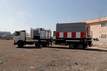 انتقال نخستین برج مراقبت پرواز سیار تولید داخل به مرکز کنترل فضای کشور