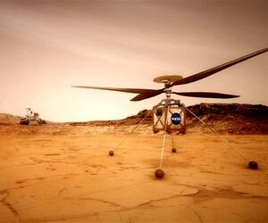هلیکوپتر نبوغ ناسا در سیاره سرخ باز هم رکورد شکست