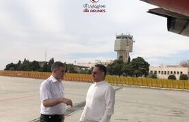 بازدید نوروزی مدیرعامل هواپیمایی آتا از روند خدمات‌رسانی به مسافران در فرودگاه مهرآباد 