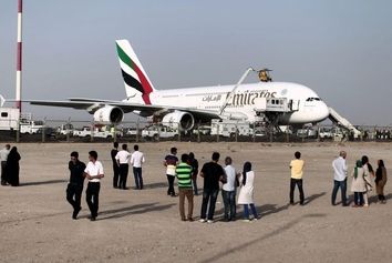 ازسرگیری پروازهای بین‌المللی در نیمه شرقی حریم هوایی کشور با هواپیمایی امارات 